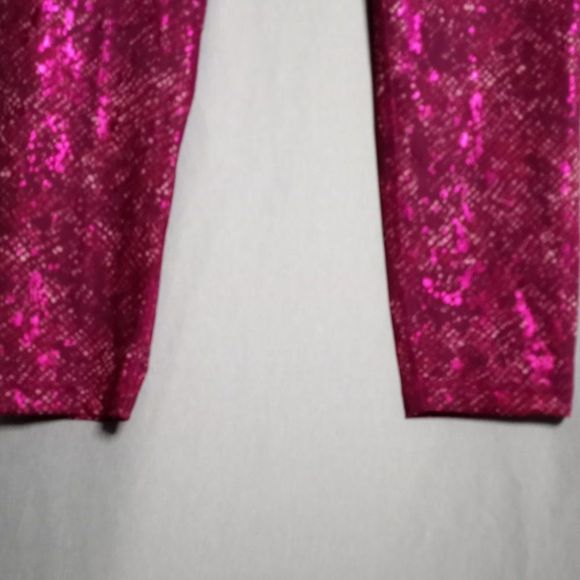 Zelos Women's Tight Pink Snake Athletic Gym Workout Leggings Pants Plus Size 3X - Picture 6 of 11